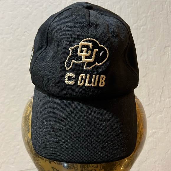 Like New College Football Club Colorado Buffaloes Black & Gold Baseball Cap! - Picture 1 of 8